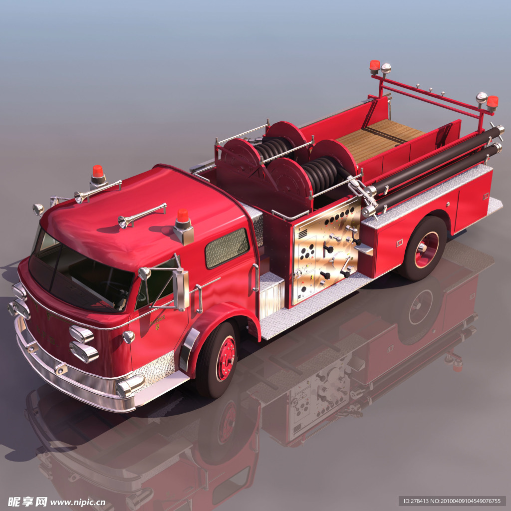 3D模型图库 交通工具 工程车 卡车