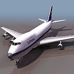 3D模型图库 交通工具 飞机 客机