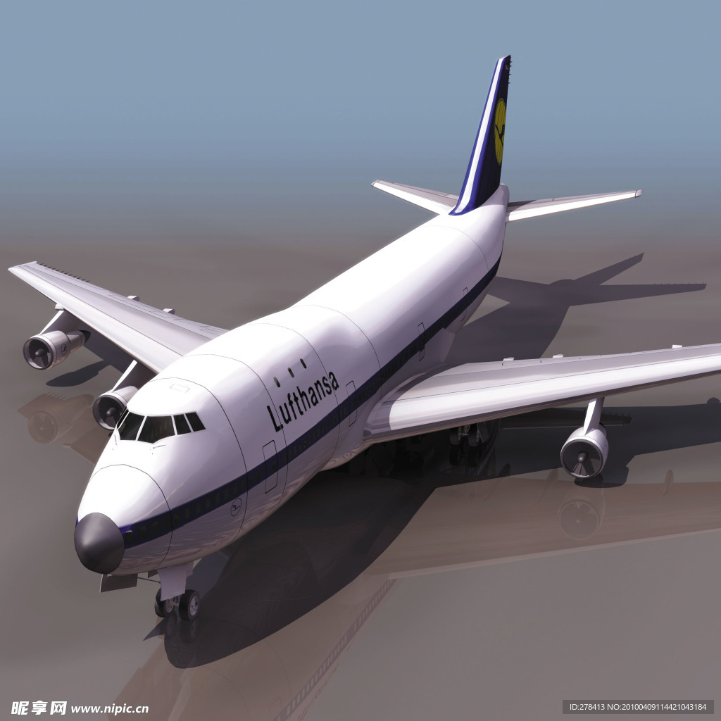 3D模型图库 交通工具 飞机 客机
