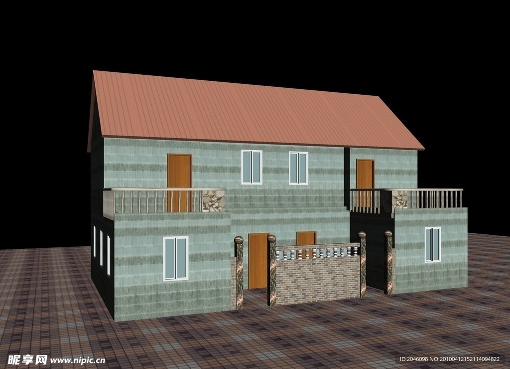 3D 房子模型