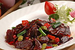 葱爆腊牛肉