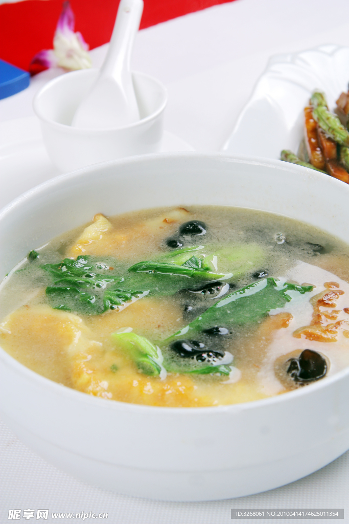 香菜鱼片汤
