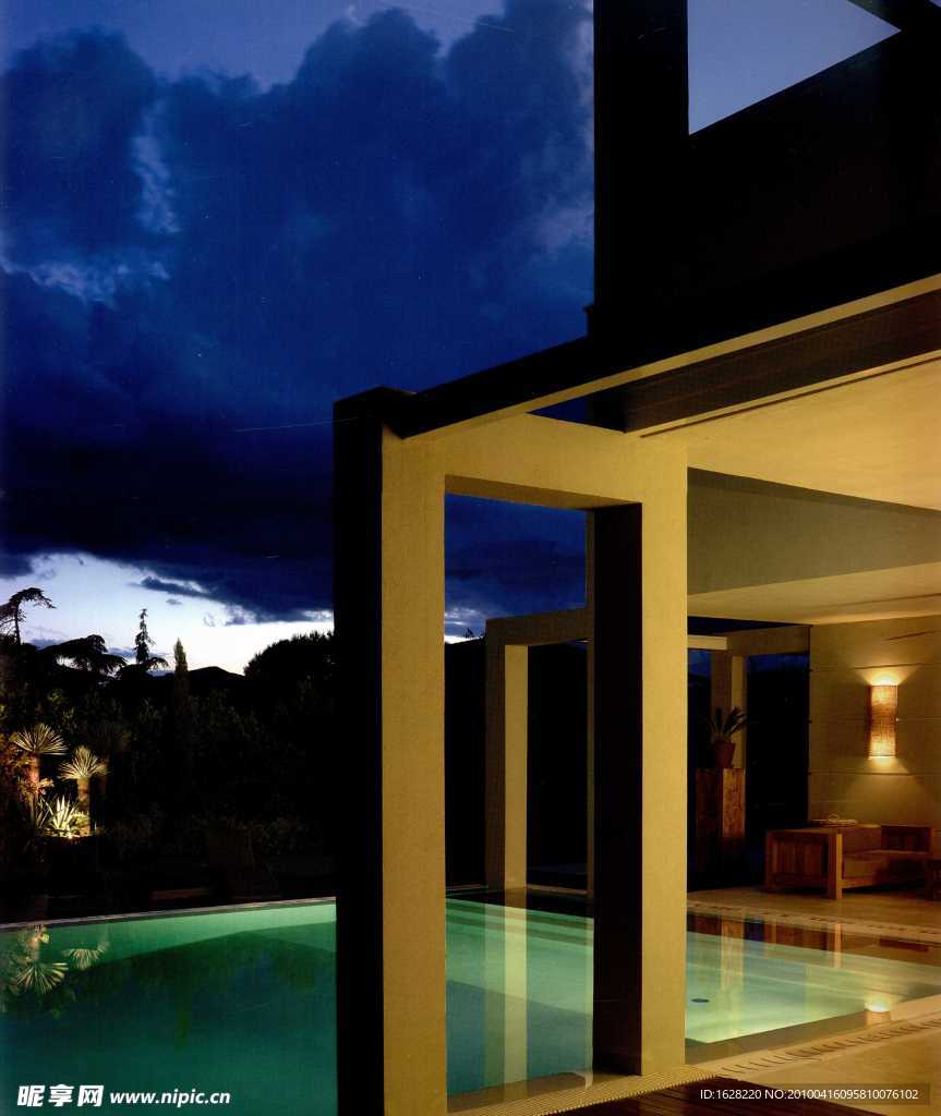 国外旅游夜景摄影照片