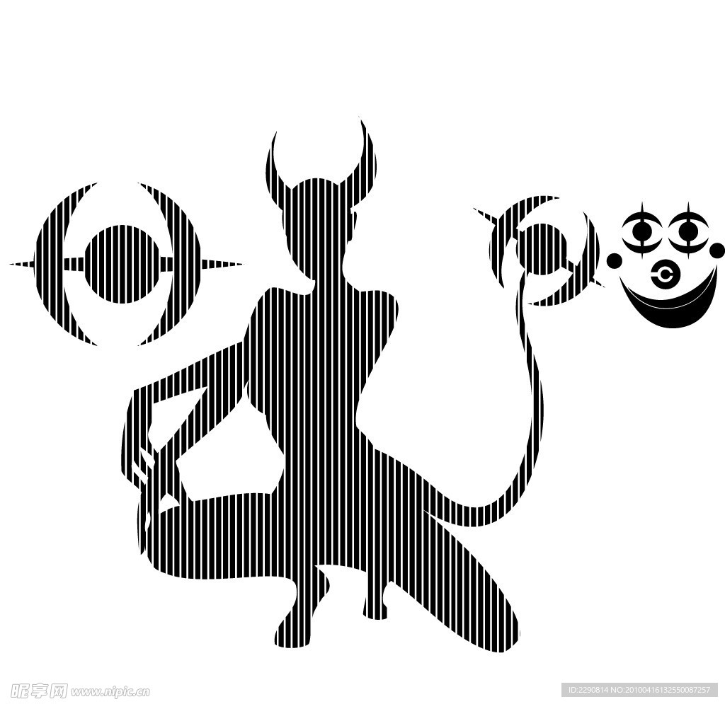 恶魔女 剪影