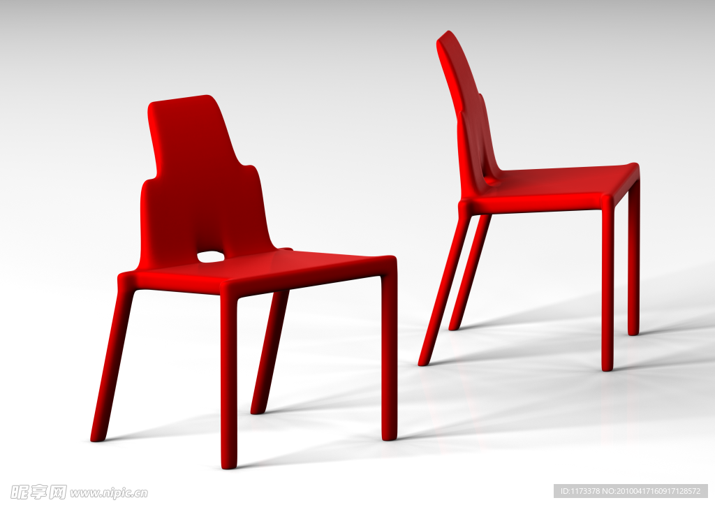 红色椅子 椅子