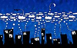 蓝色天空