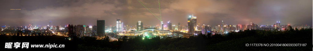 中国深圳夜景全影 深圳特区 深圳 夜景