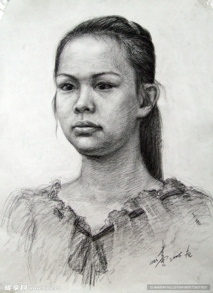 素描头像