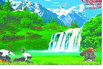 风景山水画