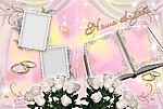 婚纱模板 粉色淡雅
