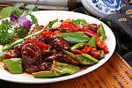 豉椒炒肥肠