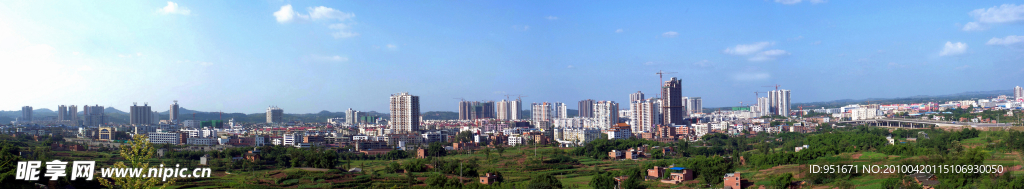 荣昌县全景图