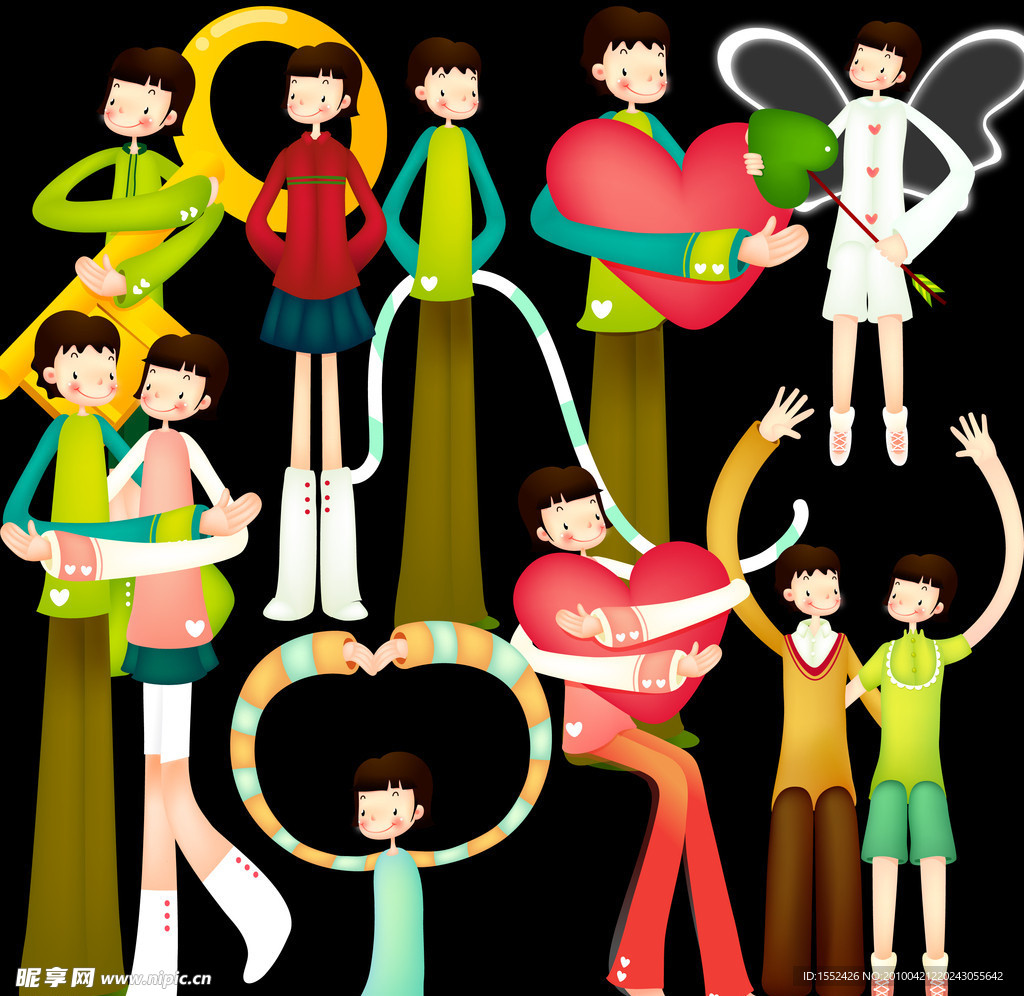 卡通情侣