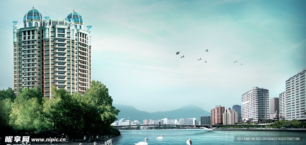一线河景