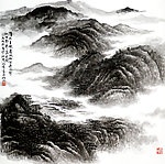 云涌溪山