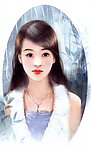 画集 动漫 手绘 美女