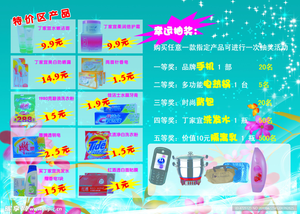 丁家宜 宣传单