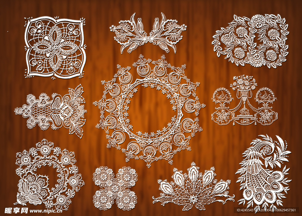 蕾丝花边花纹