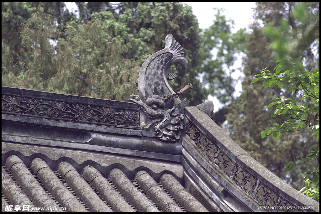 建築 石樓 石獅子 石牌 銅鈴