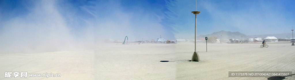 灰尘 诺北干湖底火人艺术节（又名燃烧的男人节） Burning Man