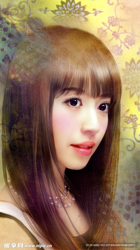 画集 动漫 手绘 美女