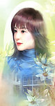 画集 动漫 手绘 美女