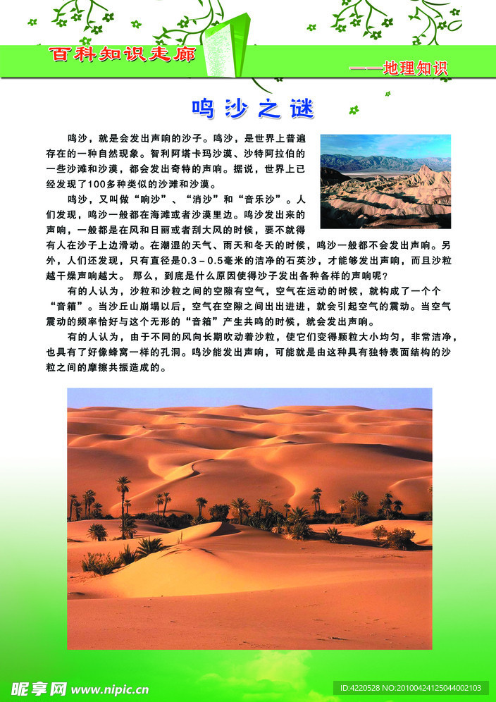 学校百科知识展板