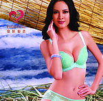 夏娃爱恋 LOGO 夏娃之秀情趣内衣 文胸 性感女模