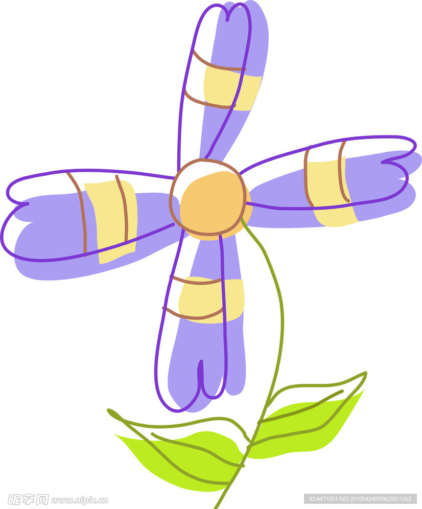 矢量花草
