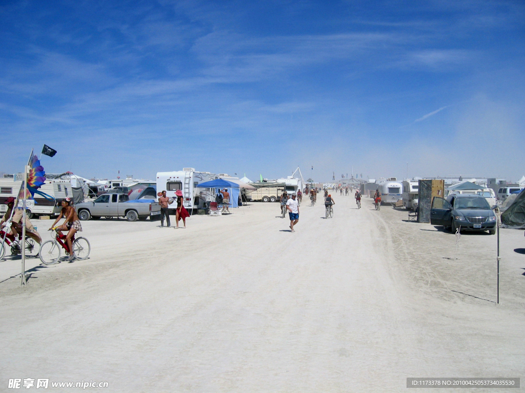 诺北干湖底火人艺术节（又名燃烧的男人节） Burning Man 路上随拍