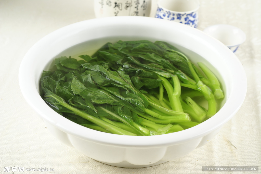 开水鲜菜心