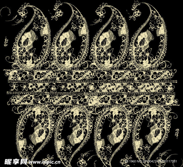 烫金花纹