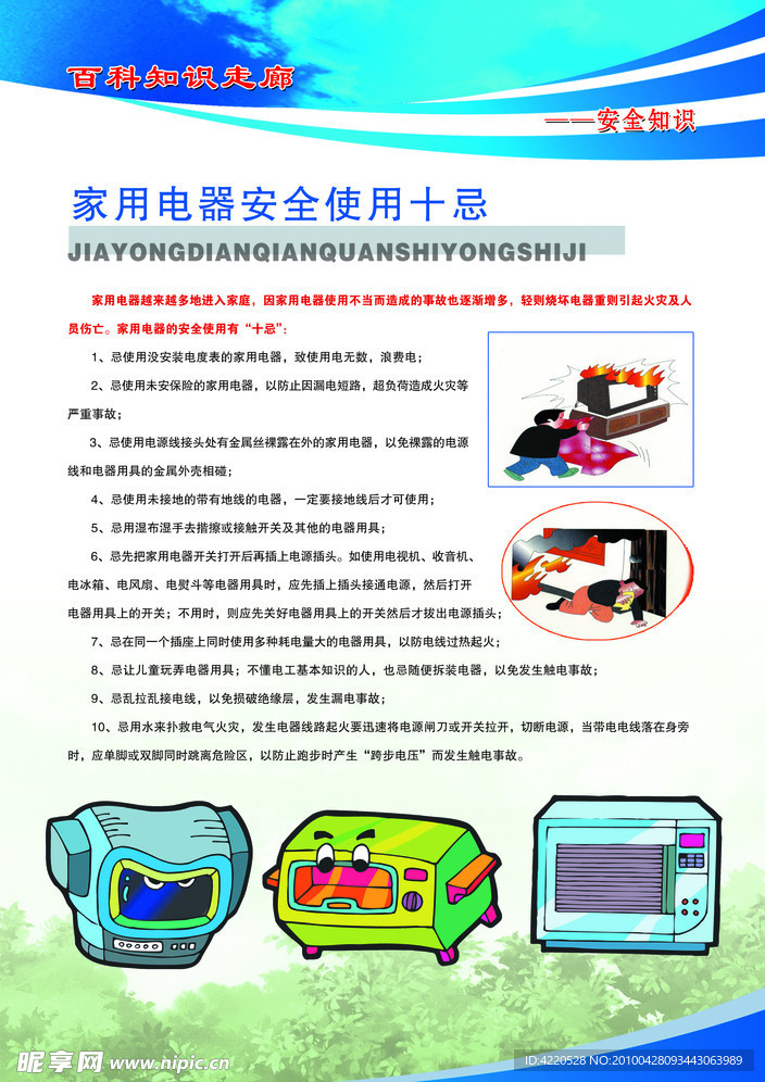 学校百科知识展板