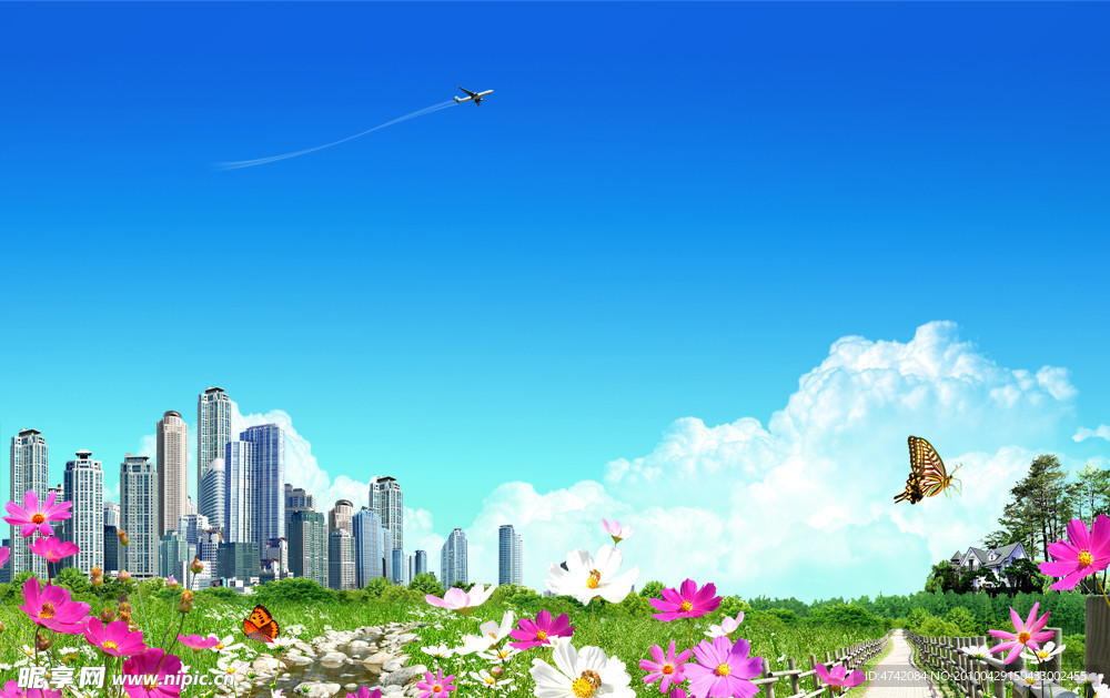 韩国风光PSD分层素材