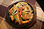 铁板鸡块