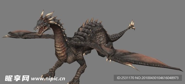 翼龙3D模型素材