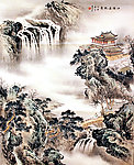 江楼远眺图