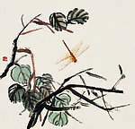 蜻蜓点水