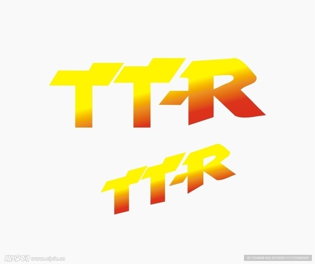 TTR 摩托车贴花