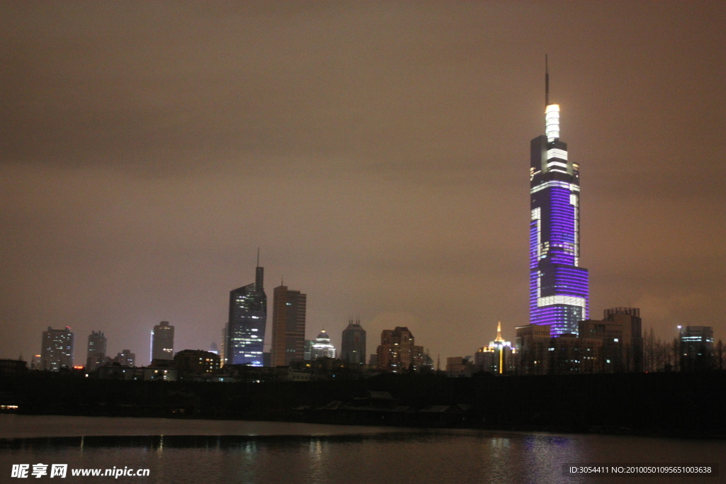 玄武湖夜景