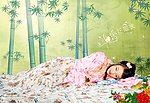 古装美女 风景