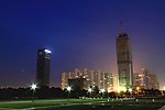 小区夜景