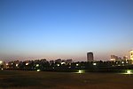 小区夜景