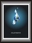 水的珍贵 创意海报