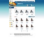 韩国溜冰鞋网页模板 产品页