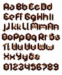 立体英文字体