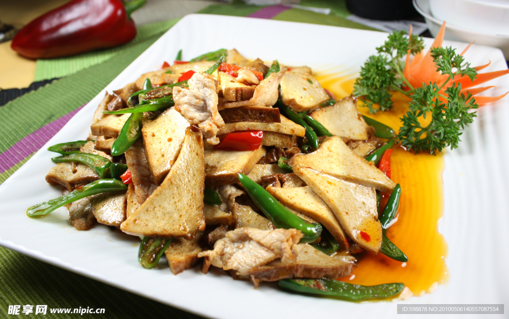 小炒豆干