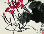 国画牵牛花