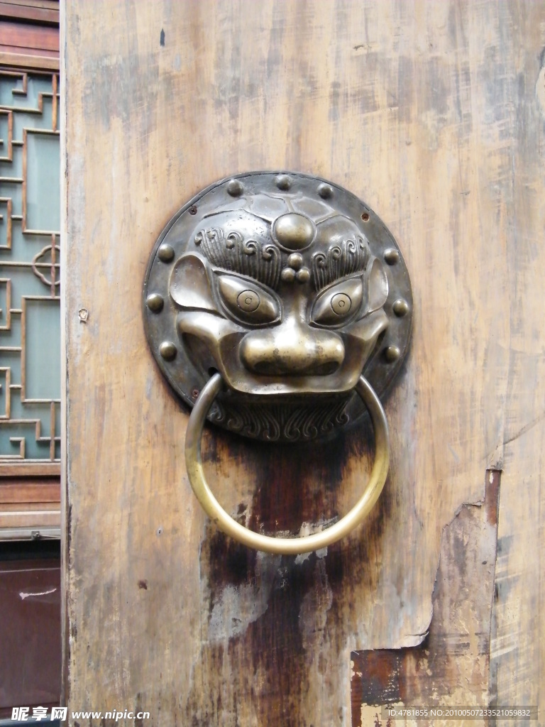 铜门扣