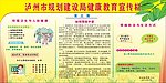 健康教育宣传展板